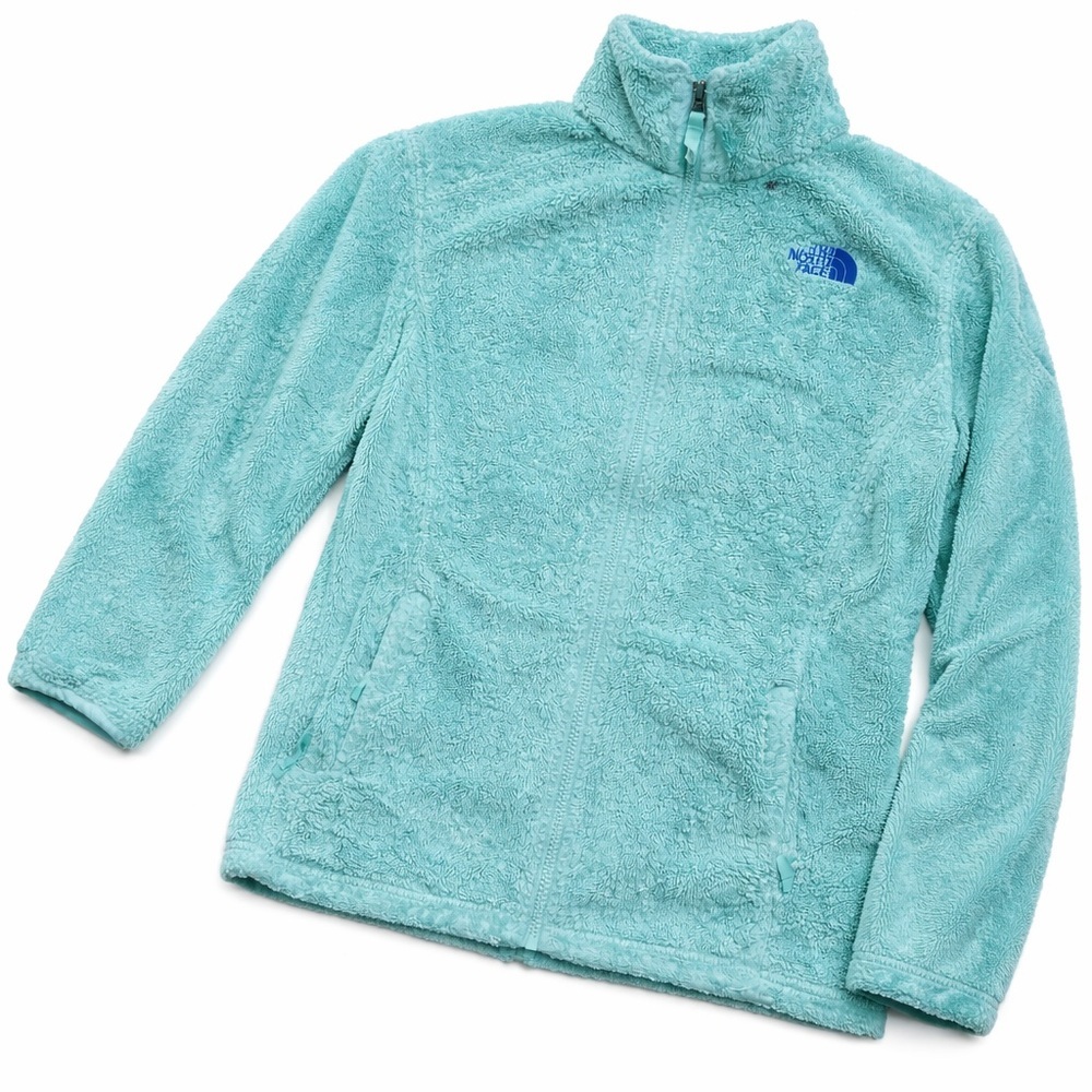 The North Face Girls Osito Fleece Jacket – Seafoam / Mint Green – XL (18)